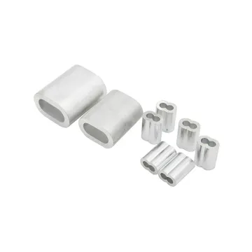 DIN 3093 Aluminum Oval Sleeve Aluminum Ferrules DIN 3093 For Wire Rope Fittings