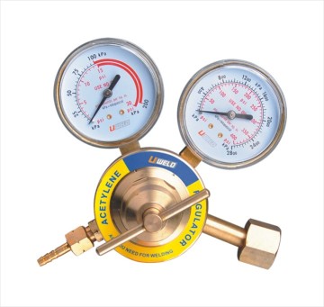 UWELD Single Stage Medium Duty Oxygen Acetylene Regulator for Welding, Cutting, and Heating