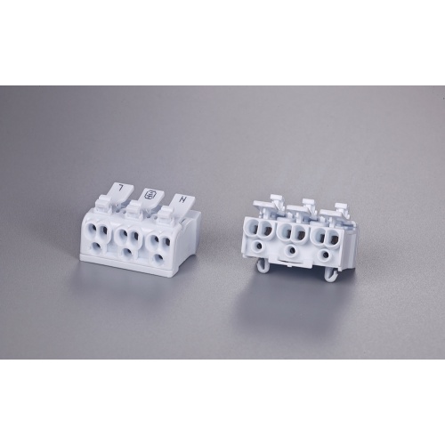 3 Poles Multipolar Wire Connector With Release Button