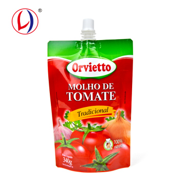 Innovative Stand-Up Spout Pouch for Tomato Sauce Paste: A New Packing Solution
