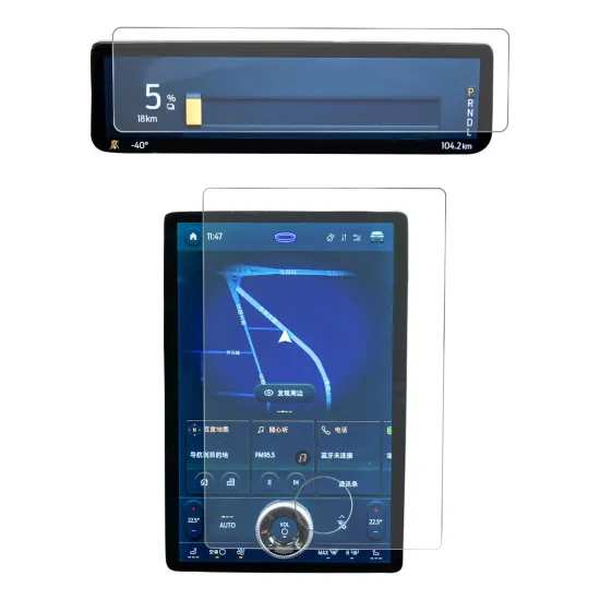 9H Matte or Clear Anti-Glare Anti-Fingerprint Tempered Glass Car Navigation Screen Protector for Mustang Mach-E Center Control" 

However, to make it more SEO-friendly and concise, you might consider:

"9H Anti-Glare Anti-Fingerprint Glass Protector for M