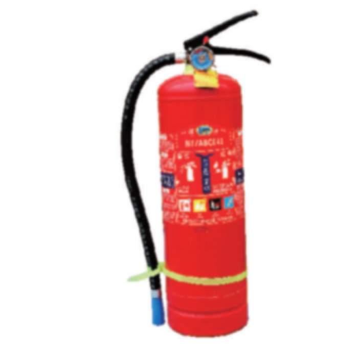 Hordozható, tiszta gázzal oltó tűzoltó készülék