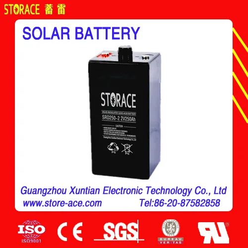 Sealed Lead Acid Battery 2v 250ah deep cycle batteries