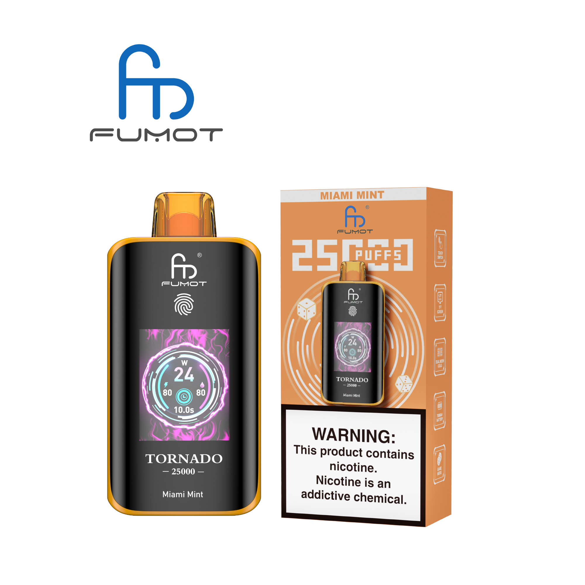 RandM Fumot Tornado 25K Puffs USA Wholesale