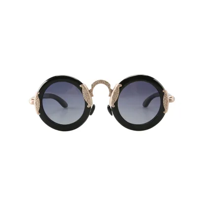 Cylindrical Buffalo Horn Sunglasses