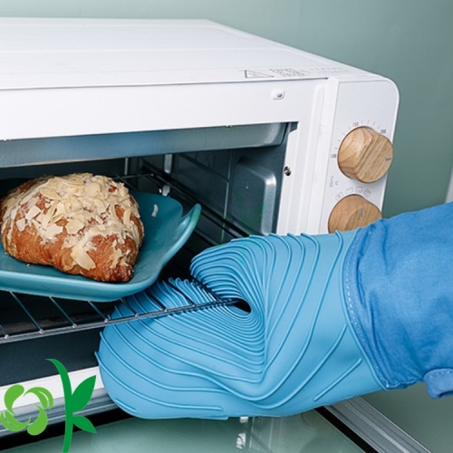 Hoge kwaliteit siliconen katoenen oven wanten