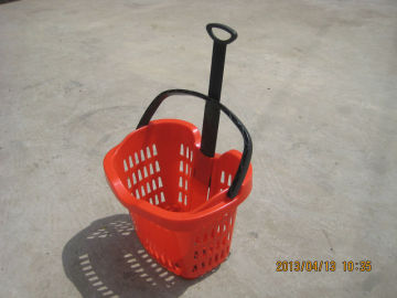 Shopping basket plastic go cart