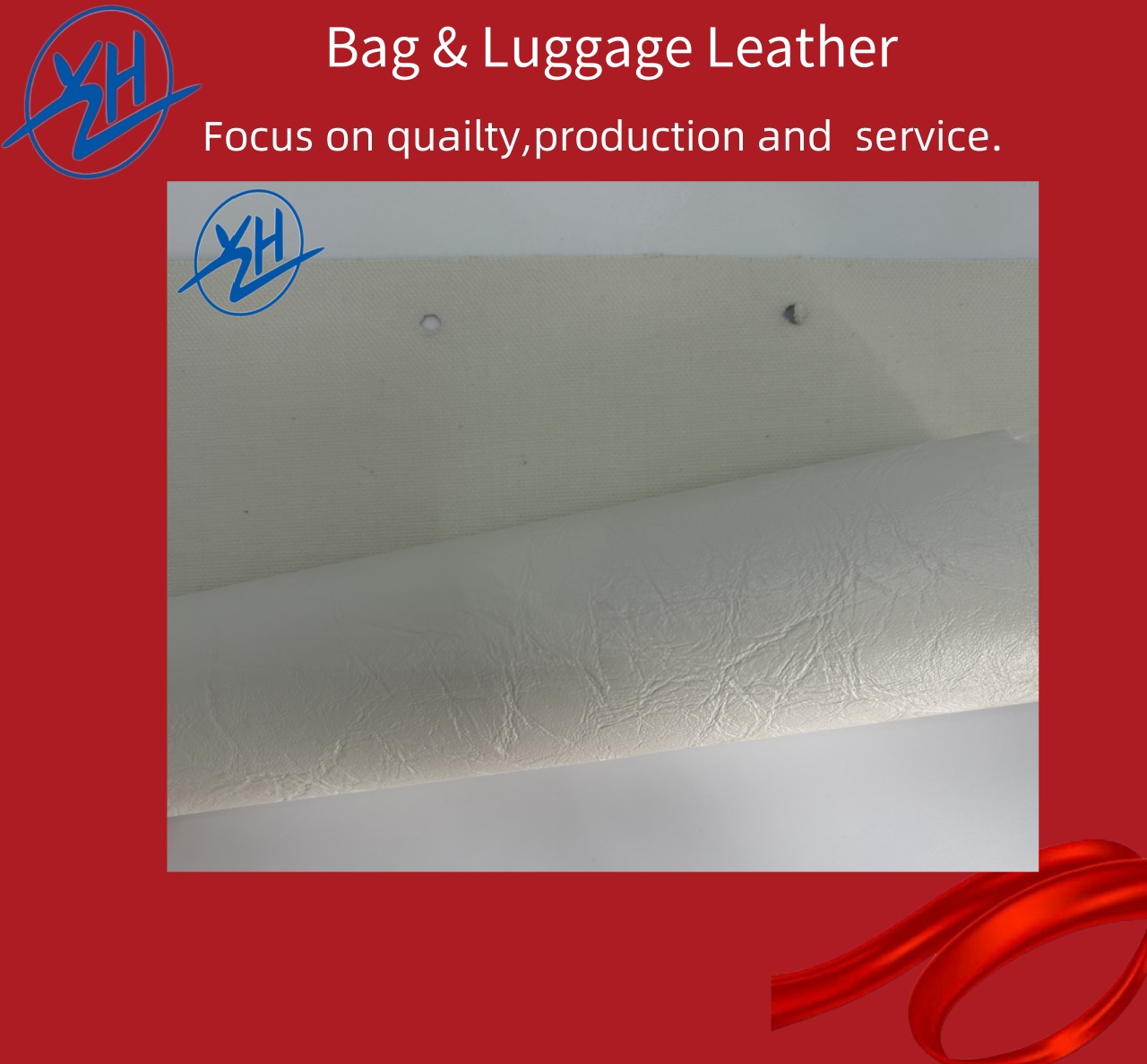 0,6 mm de cuero de bolsa artificial de PVC