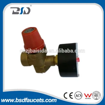 Top performance Automatic pressuring gauge relief pressure safety valve
