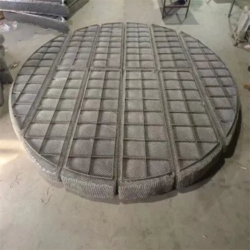 Stainless steel wire mesh mist eliminator / gas liquid wire mesh demister