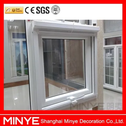 Roller shutter with PVC window with top hung/window with shutter