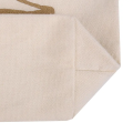 OEM en ODM aangepast Logo -print Eco -vriendelijke draagbare herbruikbare mini katoenen canvas draagtas voor wijnflessencadeauverpakking