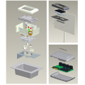 Electrical appliance plastic shell production ABS base
