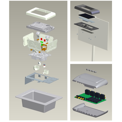 Electrical appliance plastic shell production ABS base