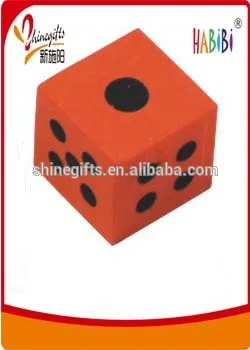 Wholesale Soft Fuzzy Eva Foam Dice