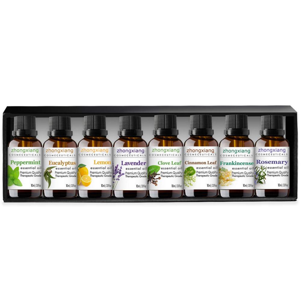 Coffret Cadeau 100% Huile Essentielle Pure 8 / 10ml