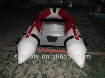 CE certificate top quality aluminum hull inflatable fishing boat