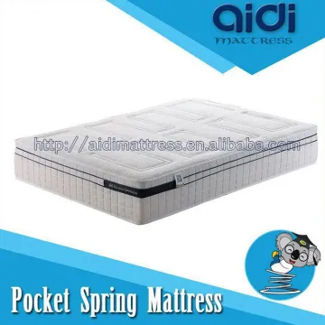 American 3D Fabric Latex High Density Foam Pocket Spring Mattress With Raw Material
