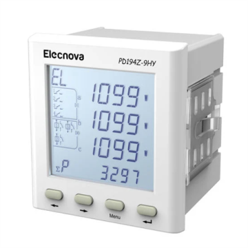 Drei -Phase -LCD -Anzeige RS485 Power Messgerät