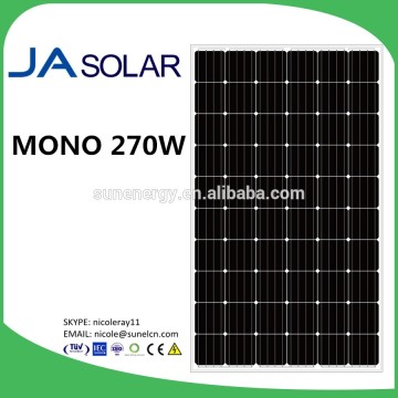 JA solar panels mono paneles solares 270W JAM6(K)-270/4BB