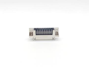 바브가있는 SCSI 여성의 우회전 아연 합금 통과 구멍 36p