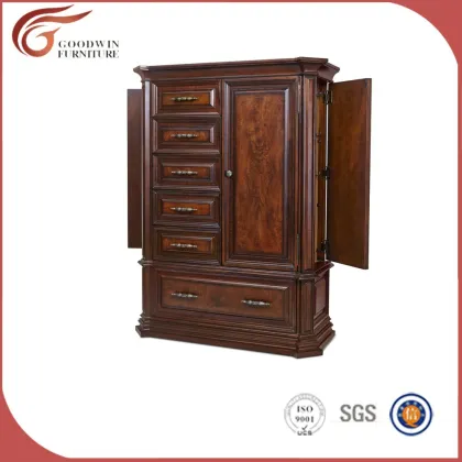 Carved solid wood bed,bed WA150