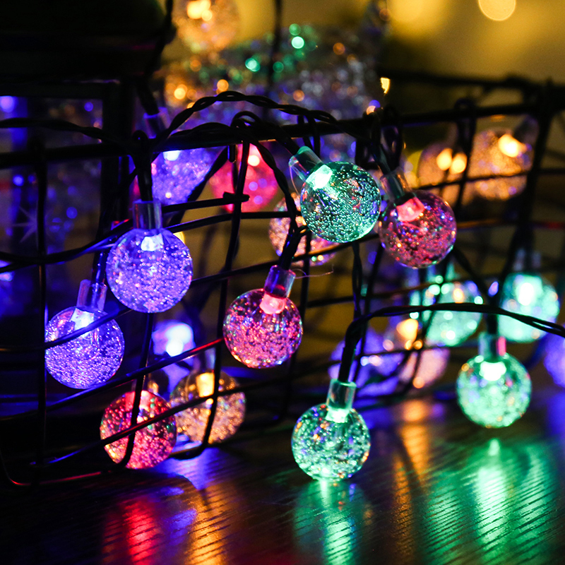 Led Bubble Light Multi Color Light String