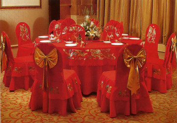 wholesale Modern wedding round nylon table cloth