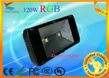 Aluminum Alloy 120w Rgb Led Flood Light Ac100 - 240v With 2 Years Warranty