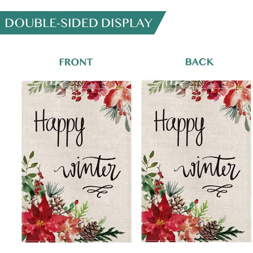 Customized Design Decorative Christmas Garden Flags