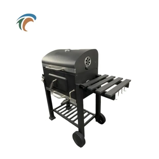 Charcoal Grill Trolley Barbecue Bbq Grill Outdoor Easily Cleaned