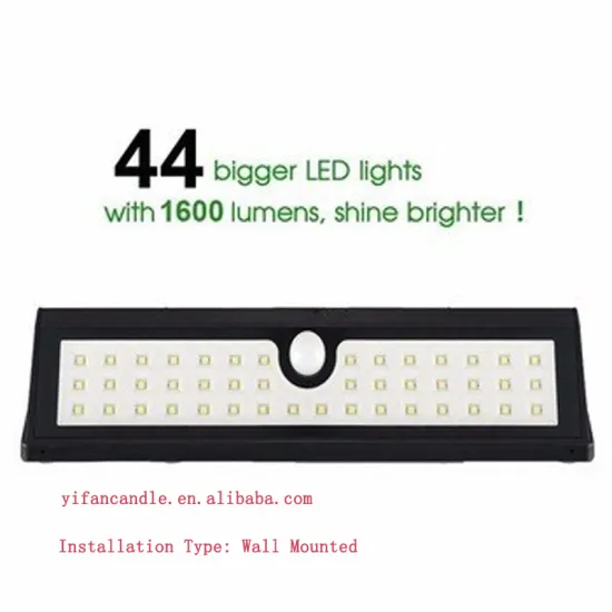 44led Sensor Solar Powered led battery powered motion sensor led light