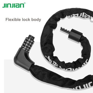 Double way unlock bike chain lock