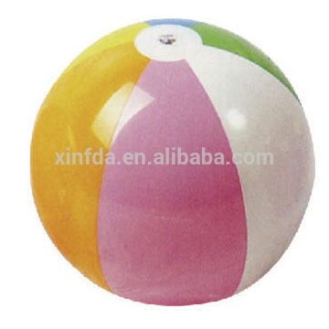 Promotional good quality colorful custom logo water floating pvc inflatable beach ball