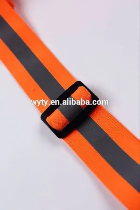 Supply high quality safety reflective elastic belt warning belt factory best price elastic belt
