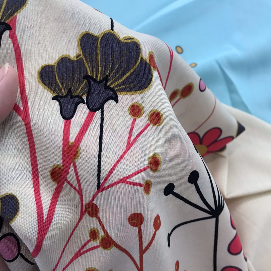 shaoxing screen print fabric 