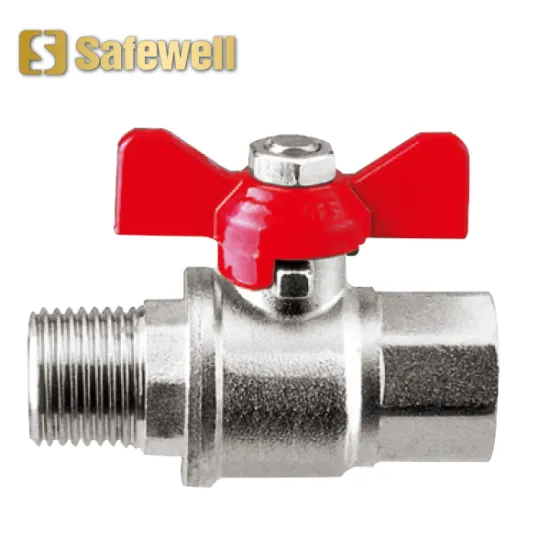 C P Full-Flow Ball Valve Seven Threads M F with T Handle