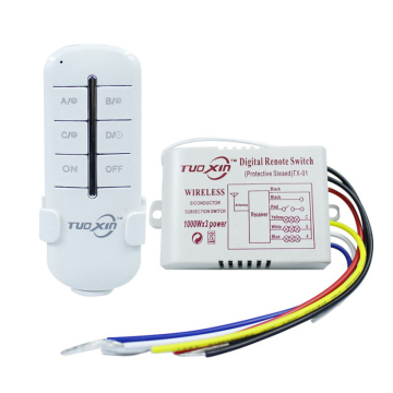 220V 3 Channel Digital Wireless Light Switch Remote Control System