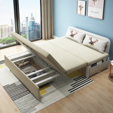 Multi-purpose Wooden Storage Sofa Cum Bed