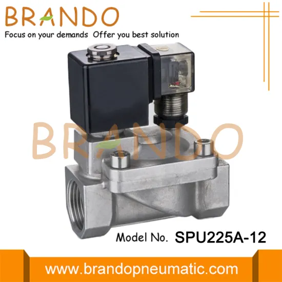 Shako Type SPU225A-12 Stainless Steel Solenoid Valve 24v