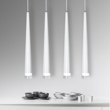 Lampadario LED Creative Cone Café Bar con tubo lungo