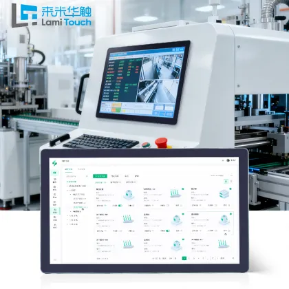 Low cost industrial touch screen monitor computer