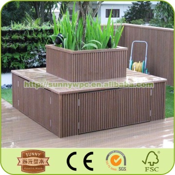 Customized and cheap flower pots wholesale wpc flower pot