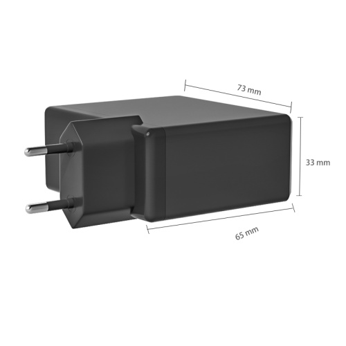 Hot Selling 140w 3 Ports Gan Type-c Charger Laptop Quick Charge Usb-c Pd Qc3.0 Wall Charger for phone for laptop