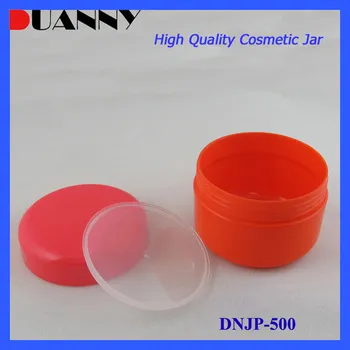 Duanny Luxury Plastic Cream Jar and 200ml Red Plastic Cosmetic Jar for Hair Mask,Cosmetic Jar Red 200ml