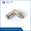 Air-Fluid Nickel-Plated Elbow 90  Swivel Grease Fitting