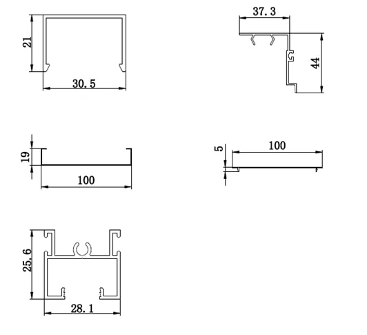Premium Aluminum Profiles for Windows and Doors in Malaysia
