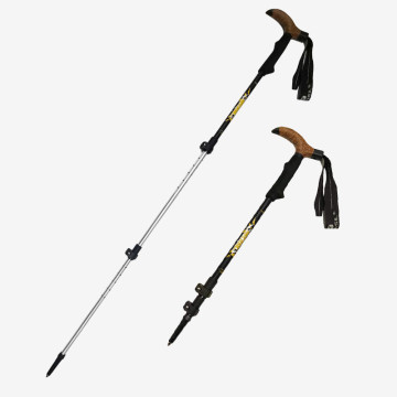 Foldable Ski Poles and Trekking Sticks for Nordic Walking and Alpenstock