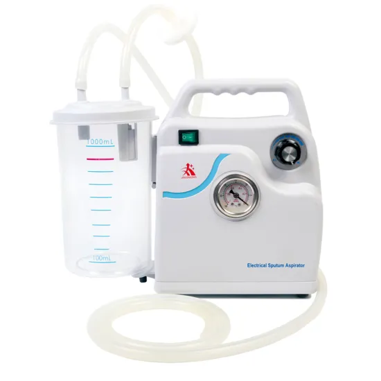 High Quality Medical Portable Electric Suction Apparatus with Single Bottle