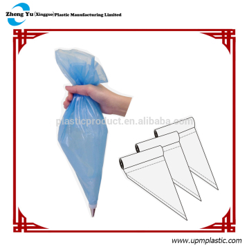 Cake decorating disposable icing piping bag